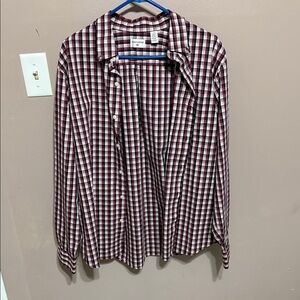 Dockers Red and White Checkered Shirt